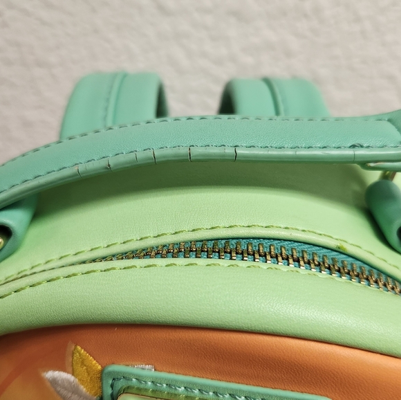 LOUNGEFLY TIANA Backpack & Accordian Wallet Card Holder - Picture 3 of 16